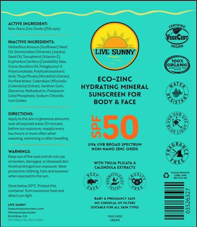 Label (Live Sunny Label)